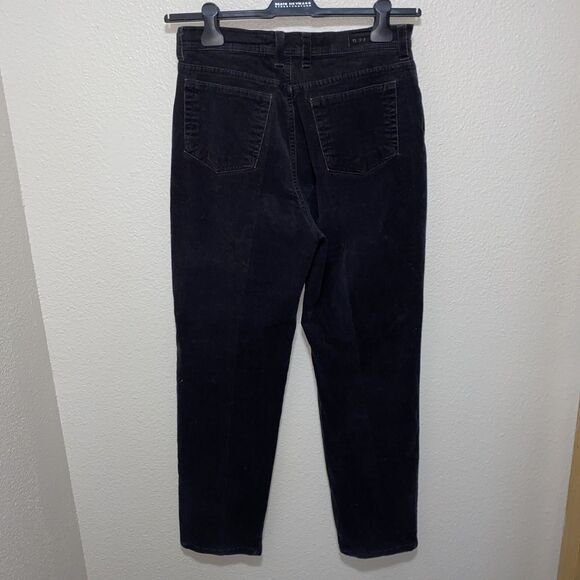 Gloria Vanderbilt Women’s Corduroy Jeans Size 10 Black High Rise - Picture 3 of 7